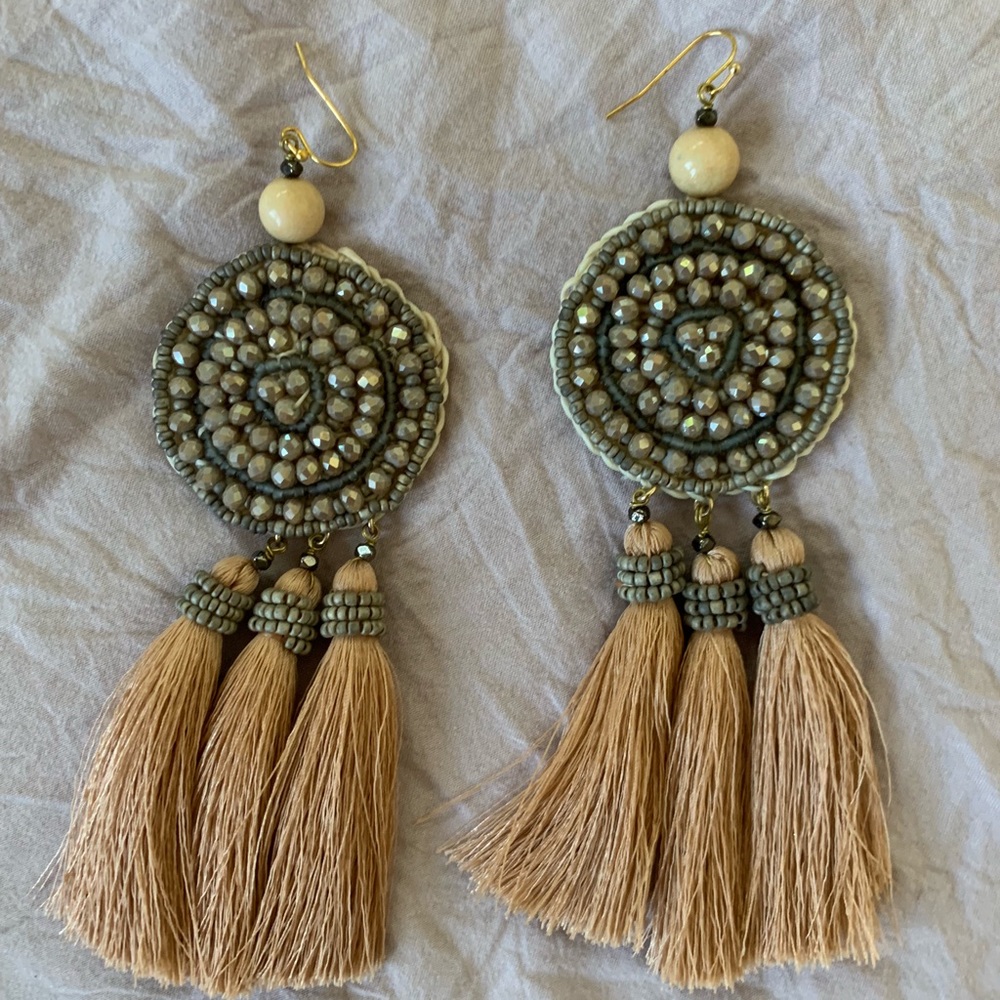 Boho tassel earrings